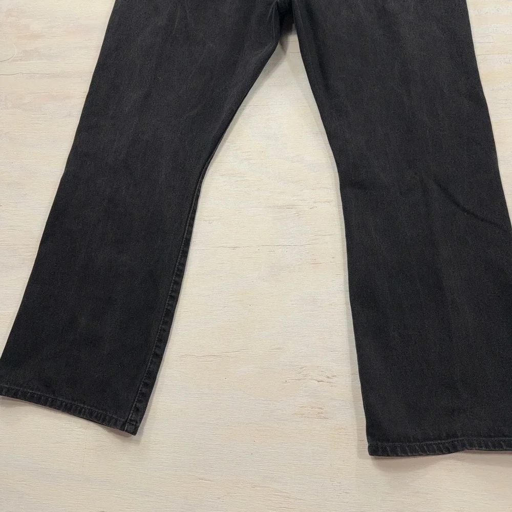 Levi's Jeans 517 Bootcut W40 L30 Classic 5-Pocket Black Denim Mens